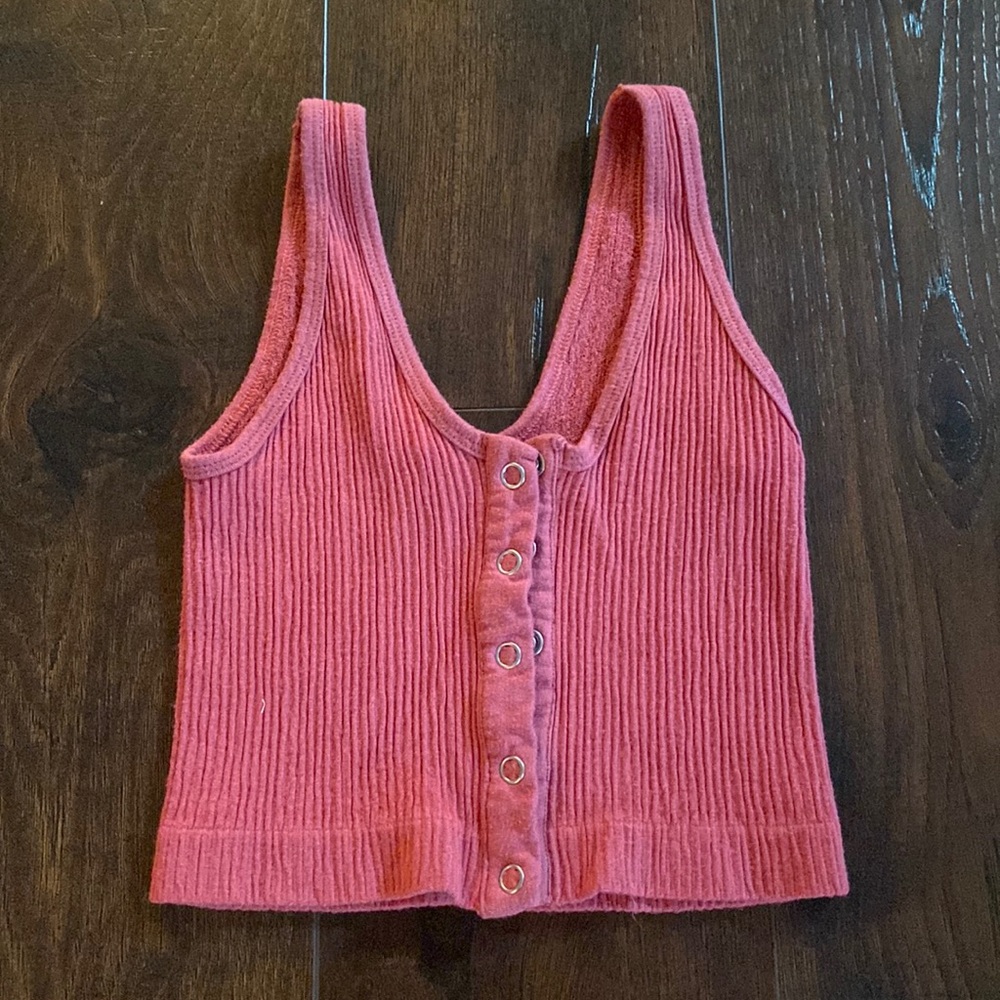Pink urban outfitters crop top
